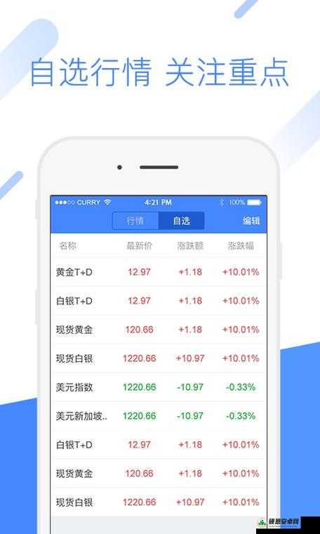 免费行情站 app 页面下载广告：畅享便捷行情尽在指尖